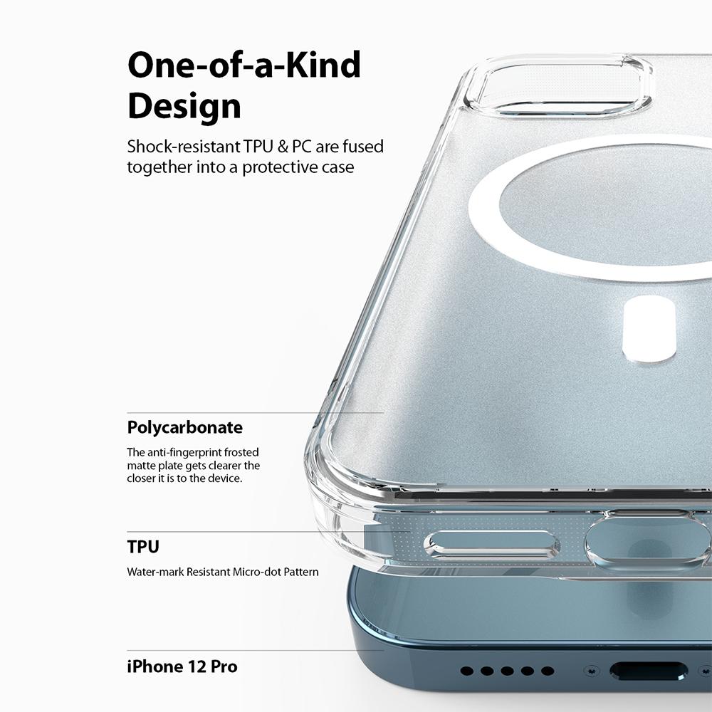 iPhone 12/iPhone 12 Pro Fusion MagSafe cover, Gennemsigtig