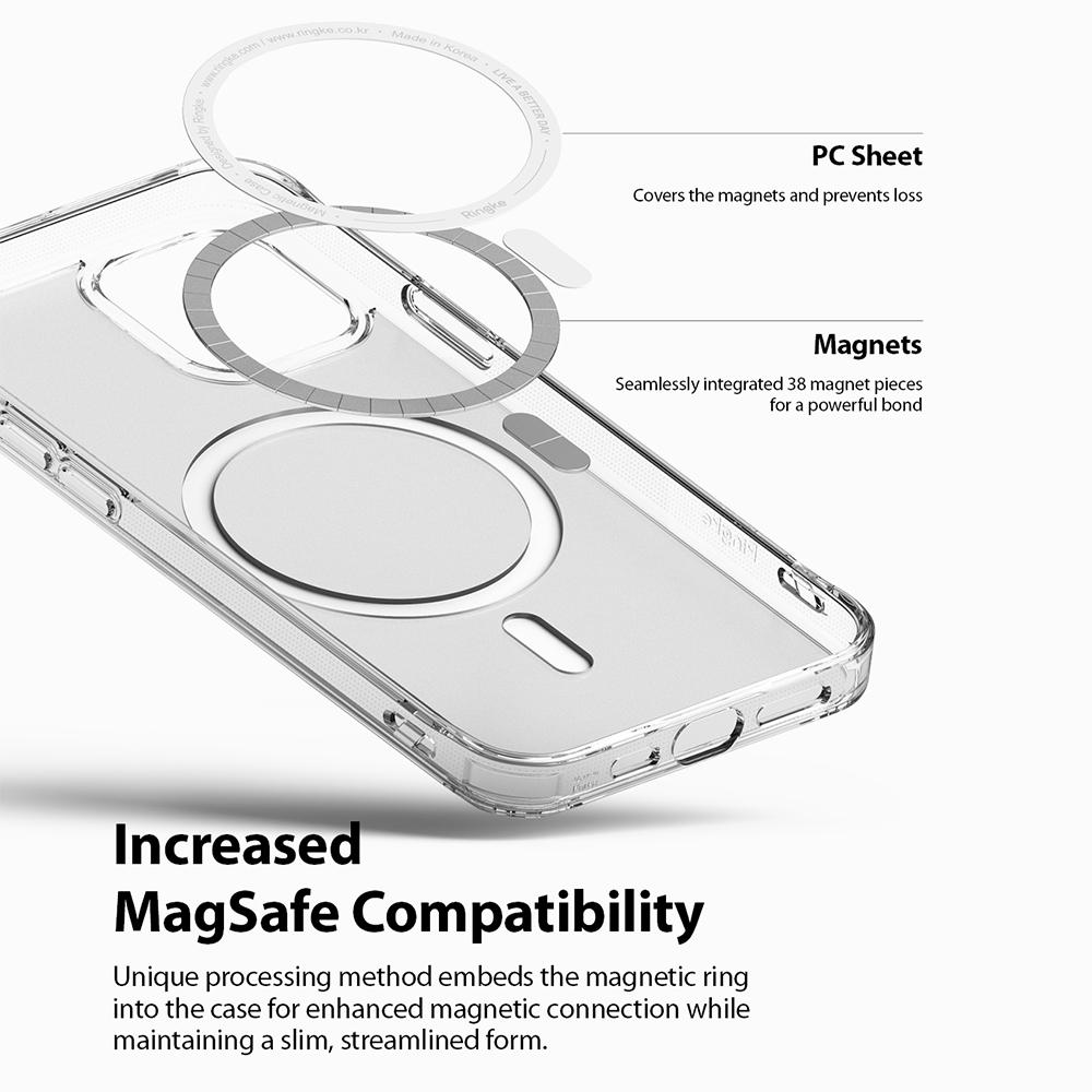 iPhone 12/iPhone 12 Pro Fusion MagSafe cover, Gennemsigtig