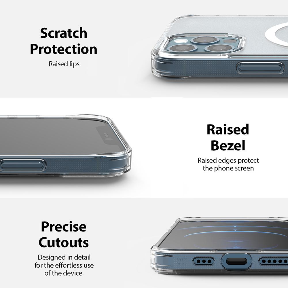 iPhone 12/iPhone 12 Pro Fusion MagSafe cover, Gennemsigtig