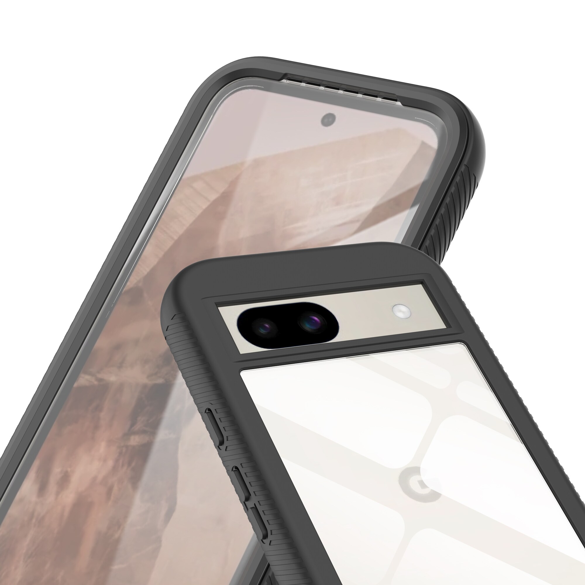 Google Pixel 8a Mobilcover Full Protection, Sort