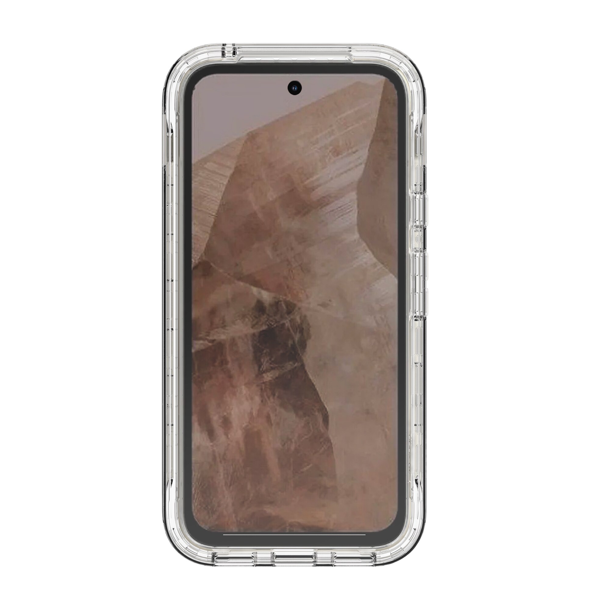 Google Pixel 8a Mobilcover Full Protection, Gennemsigtig
