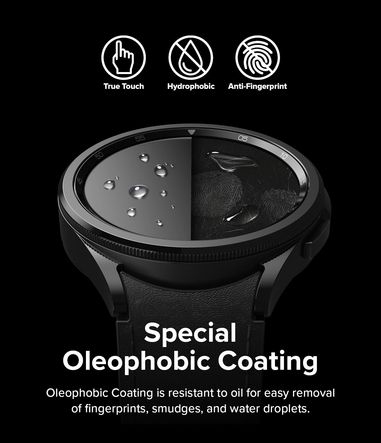 Samsung Galaxy Watch 6 Classic 47mm Skærmbeskytter i glas (4-pak)