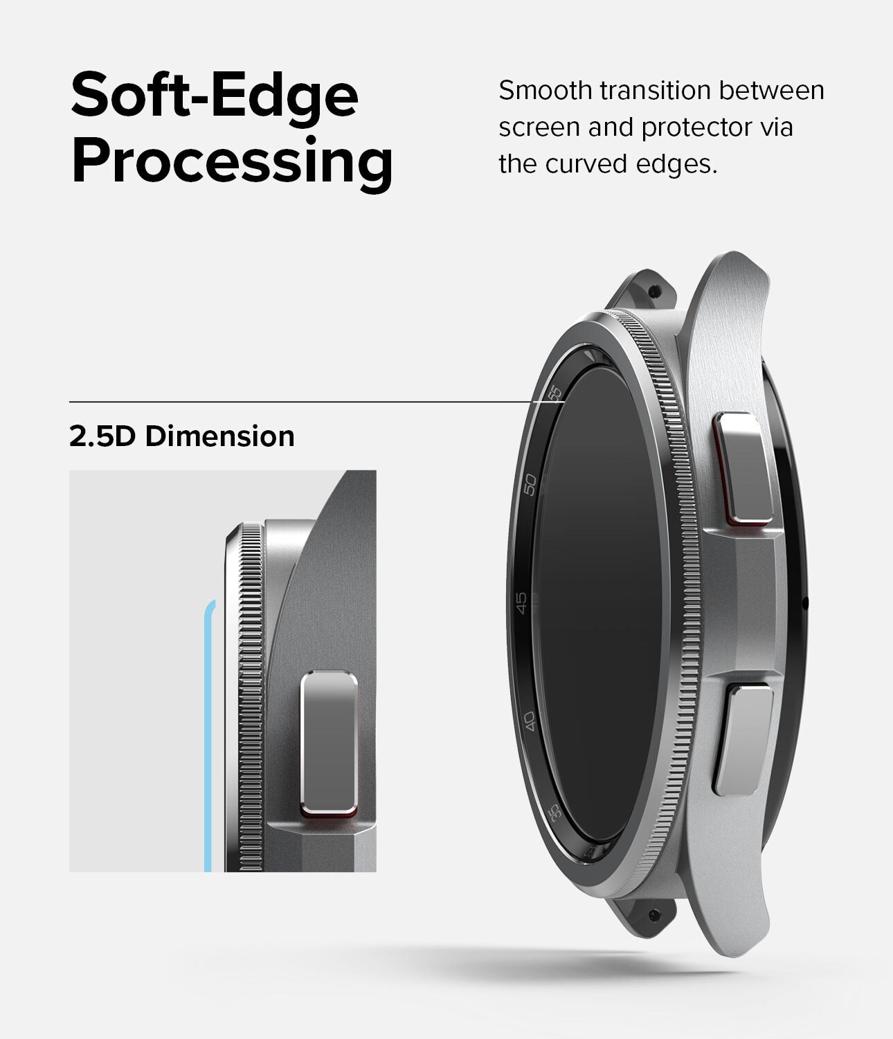 Samsung Galaxy Watch 6 Classic 47mm Skærmbeskytter i glas (4-pak)