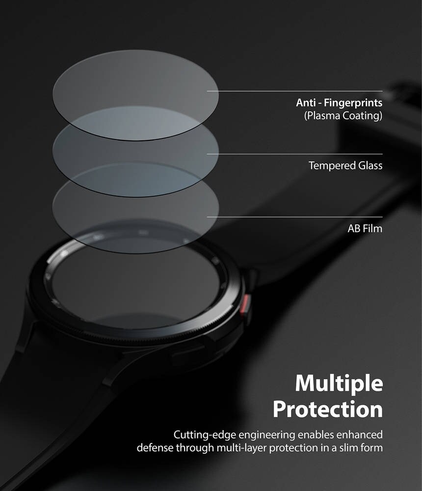 Samsung Galaxy Watch 4 Classic 46mm Skærmbeskytter i glas (4-pak)