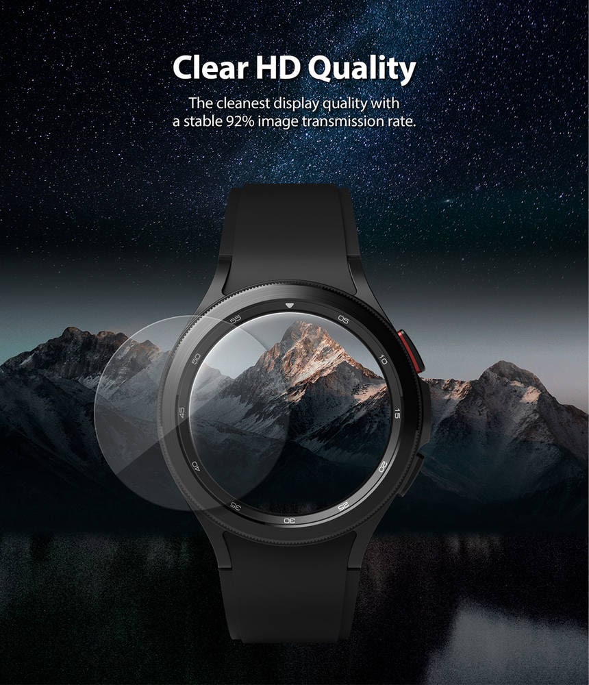 Samsung Galaxy Watch 4 Classic 46mm Skærmbeskytter i glas (4-pak)