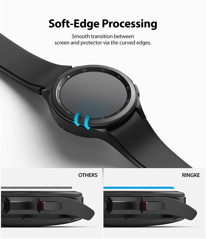Samsung Galaxy Watch 4 Classic 46mm Skærmbeskytter i glas (4-pak)