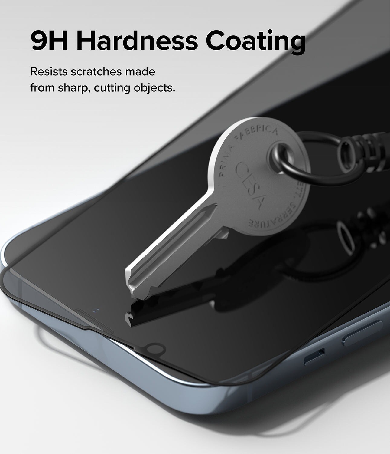 iPhone 13 Anti-spy skærmbeskytter i glas med monteringsværktøj