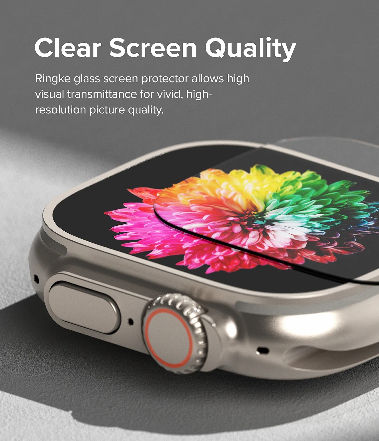 Apple Watch Ultra 49mm 2nd Gen Skærmbeskytter i glas (4-pak)