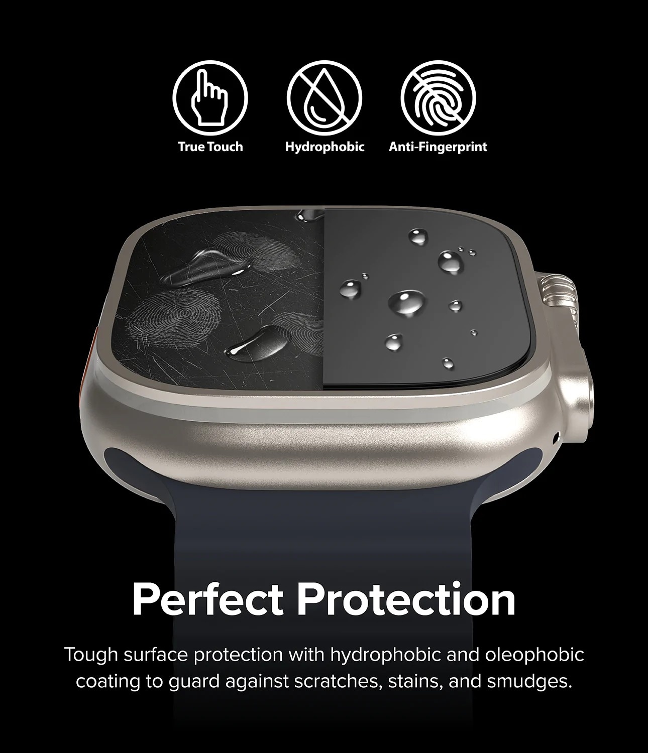 Apple Watch Ultra 49mm 2nd Gen Skærmbeskytter i glas (4-pak)