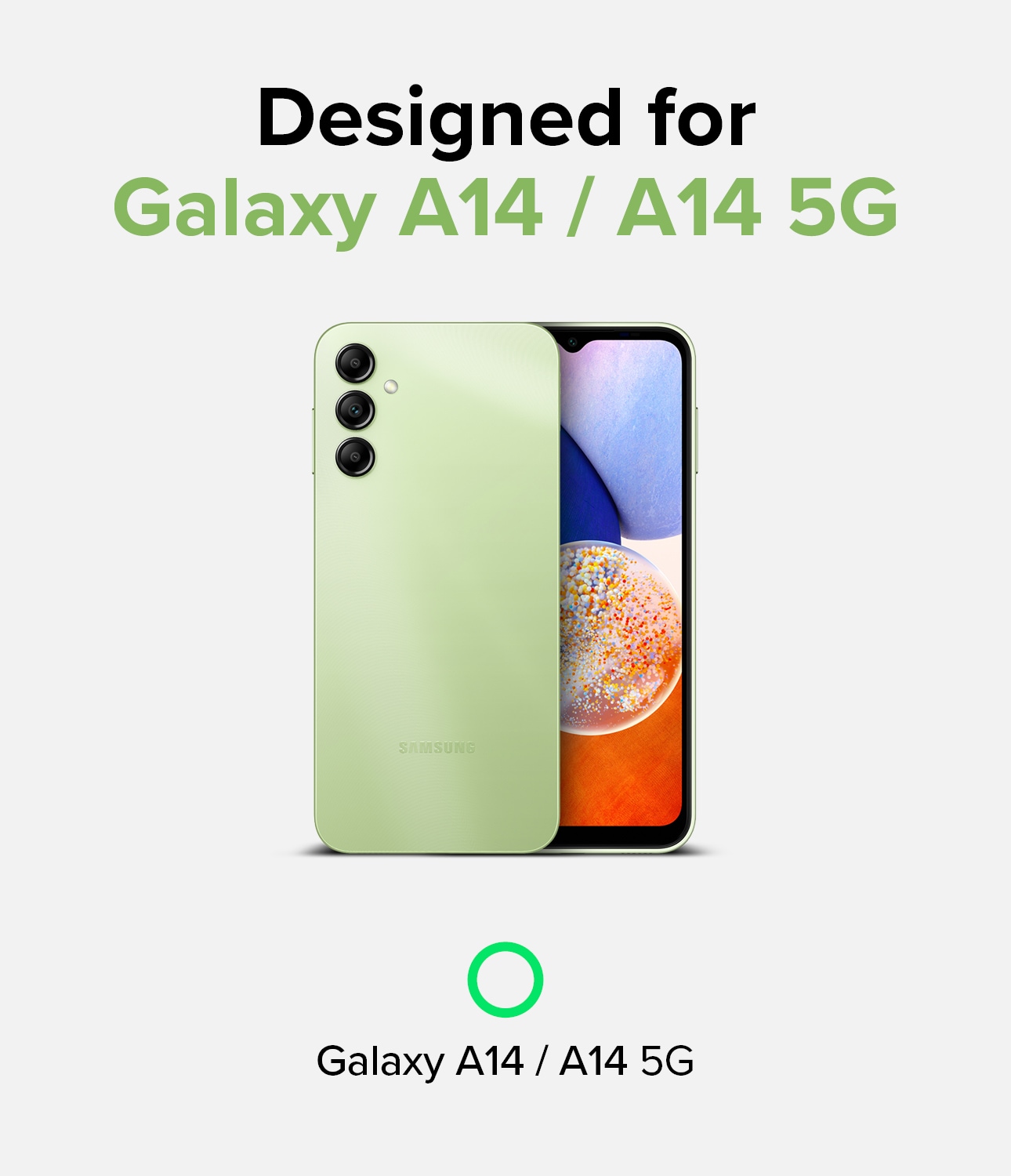 Samsung Galaxy A14 Fusion cover, Gennemsigtig