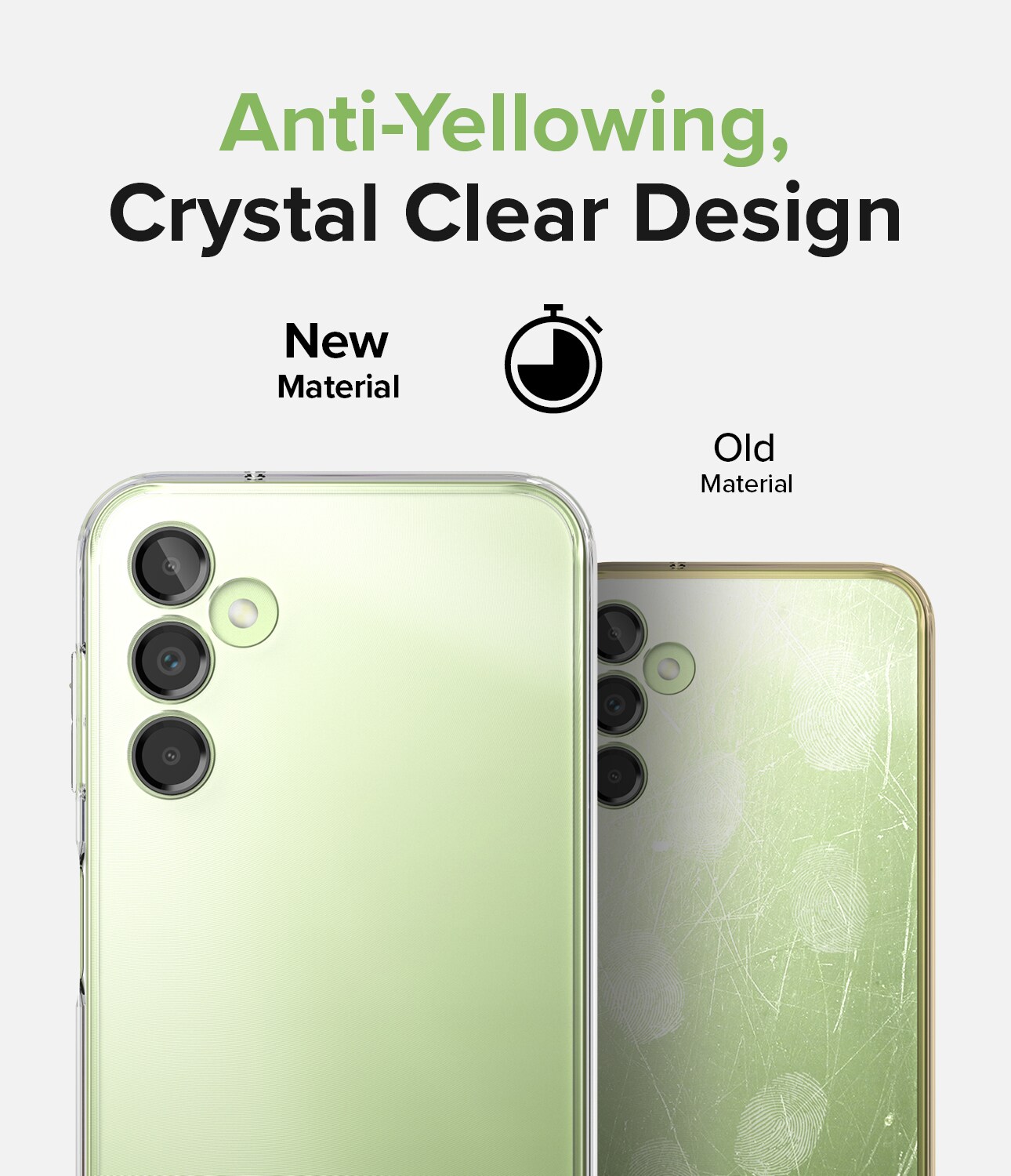 Samsung Galaxy A14 Fusion cover, Gennemsigtig