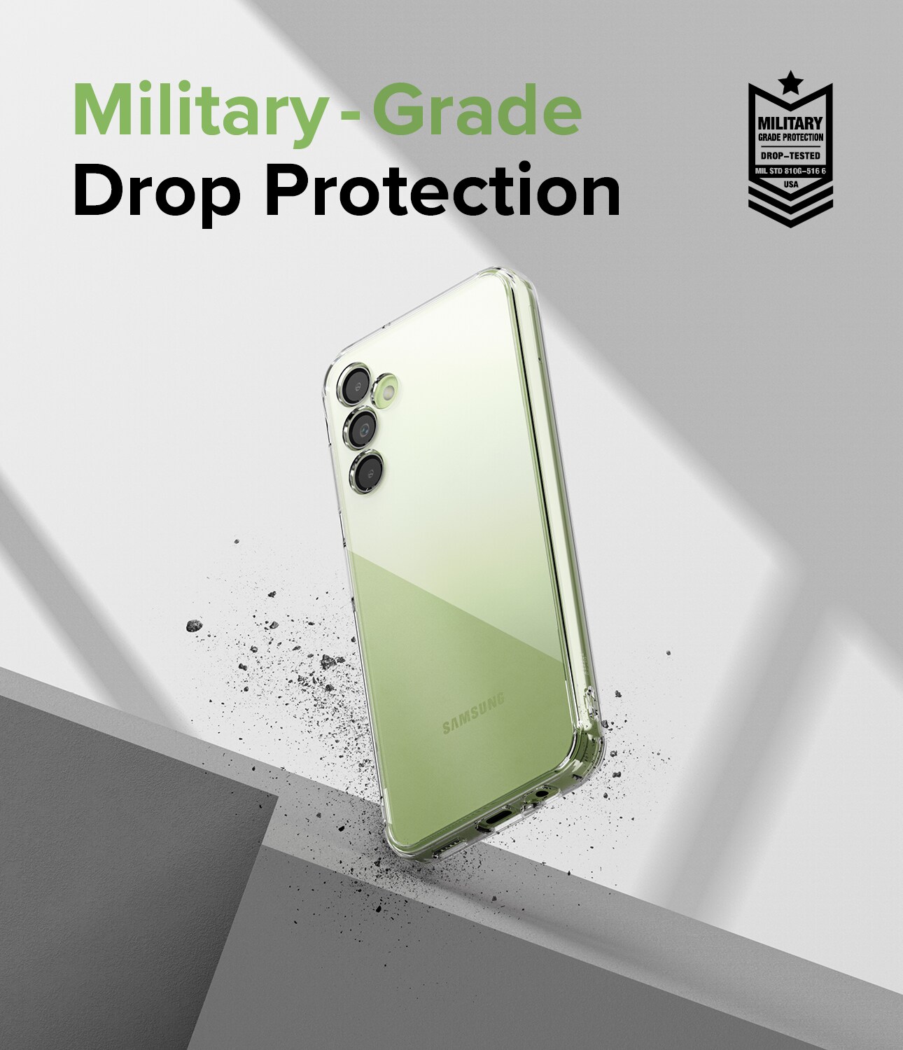 Samsung Galaxy A14 Fusion cover, Gennemsigtig