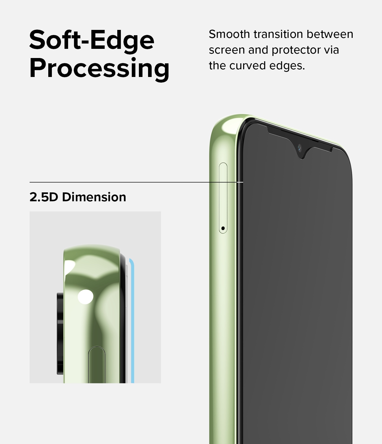 Samsung Galaxy A14 Skærmbeskytter i glas med monteringsværktøj (2-pak)