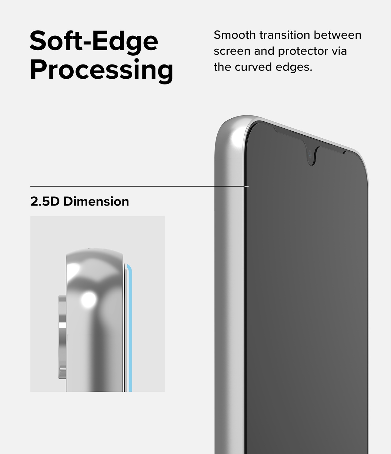 Samsung Galaxy A34 Skærmbeskytter i glas med monteringsværktøj (2-pak)
