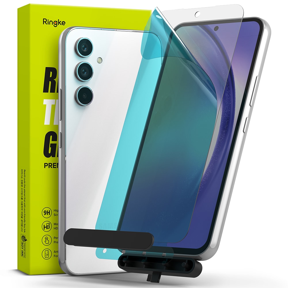 Samsung Galaxy A54 Skærmbeskytter i glas med monteringsværktøj (2-pak)