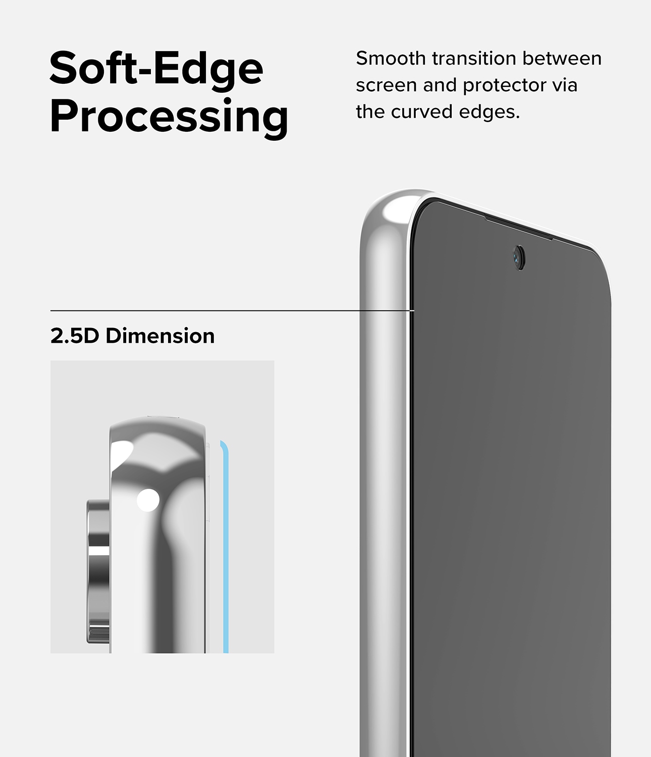 Samsung Galaxy A54 Skærmbeskytter i glas med monteringsværktøj (2-pak)