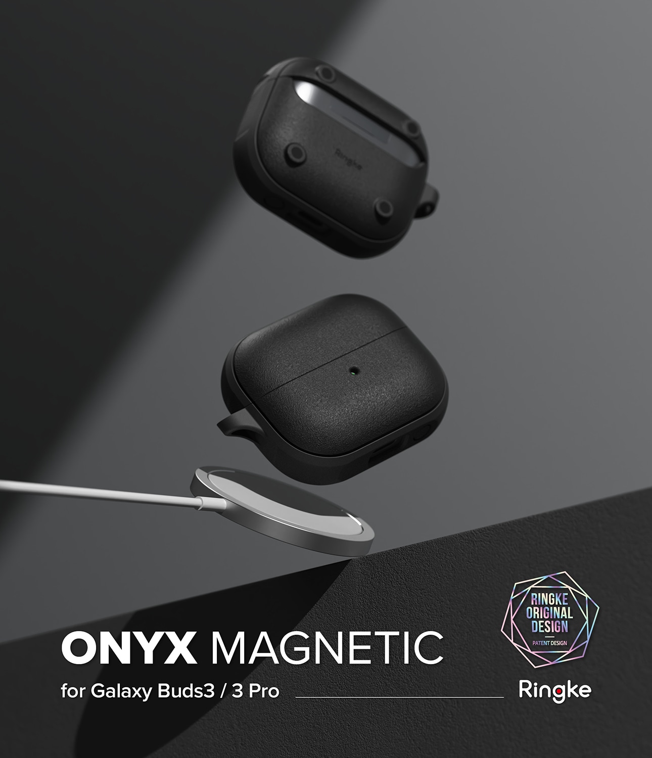 Samsung Galaxy Buds 3 Onyx MagSafe cover, Sort