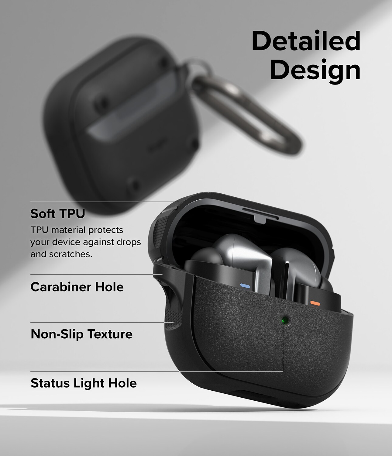Samsung Galaxy Buds 3 Onyx MagSafe cover, Sort
