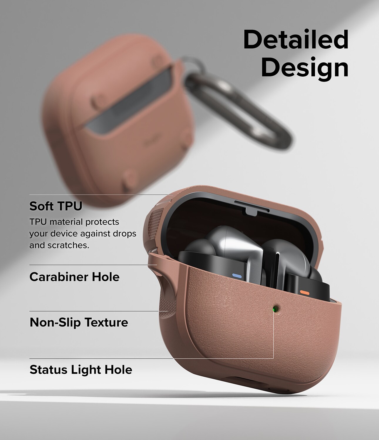 Samsung Galaxy Buds 3 Pro Onyx MagSafe cover, Constant Coral