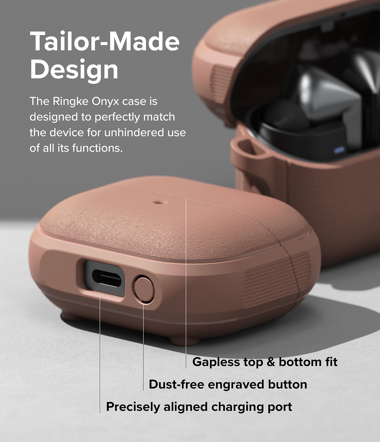 Samsung Galaxy Buds 3 Pro Onyx MagSafe cover, Constant Coral