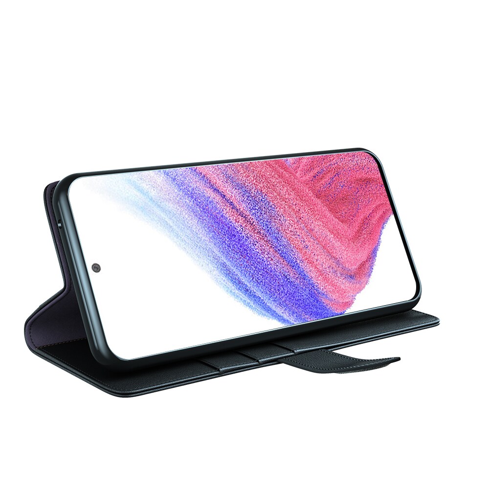 Samsung Galaxy A53 Slankt mobiletui i ægte læder, Brun