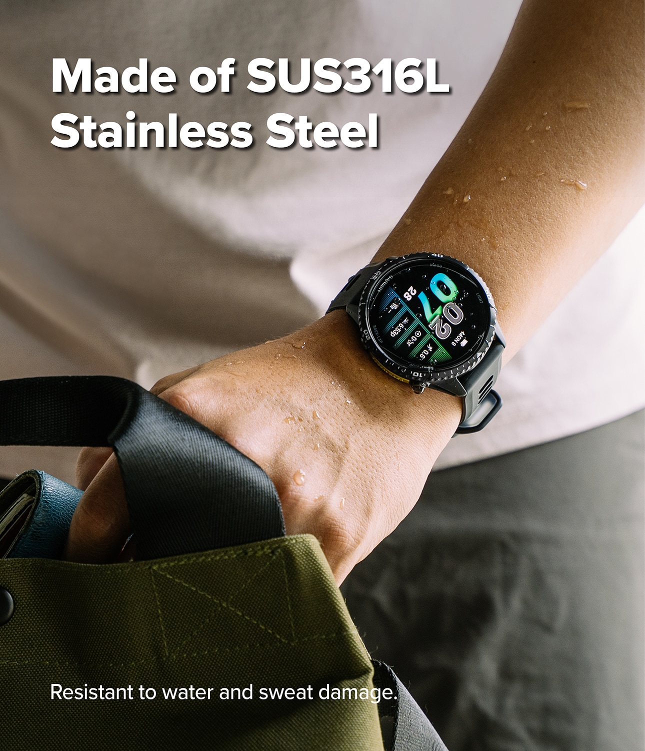 Garmin Forerunner 970 Beskyttelsesring - Bezel Styling Sort