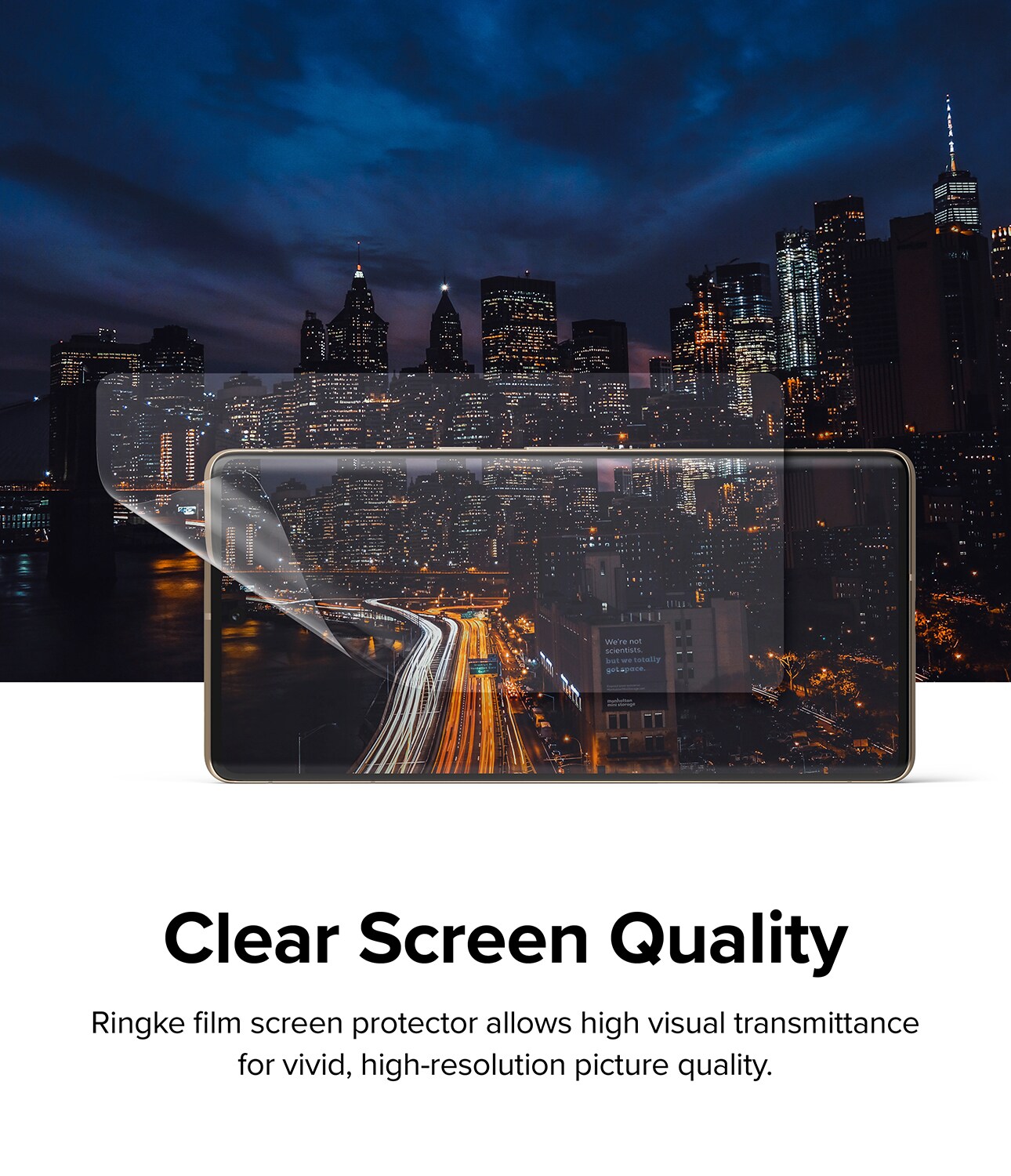 Google Pixel 7 Pro Skærmbeskytter beskyttelsesfilm - Dual Easy (2-pak)