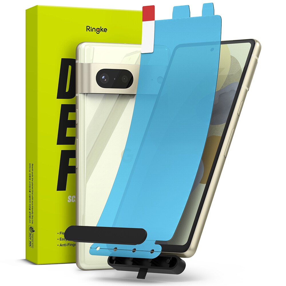 Google Pixel 7 Skærmbeskytter beskyttelsesfilm - Dual Easy (2-pak)