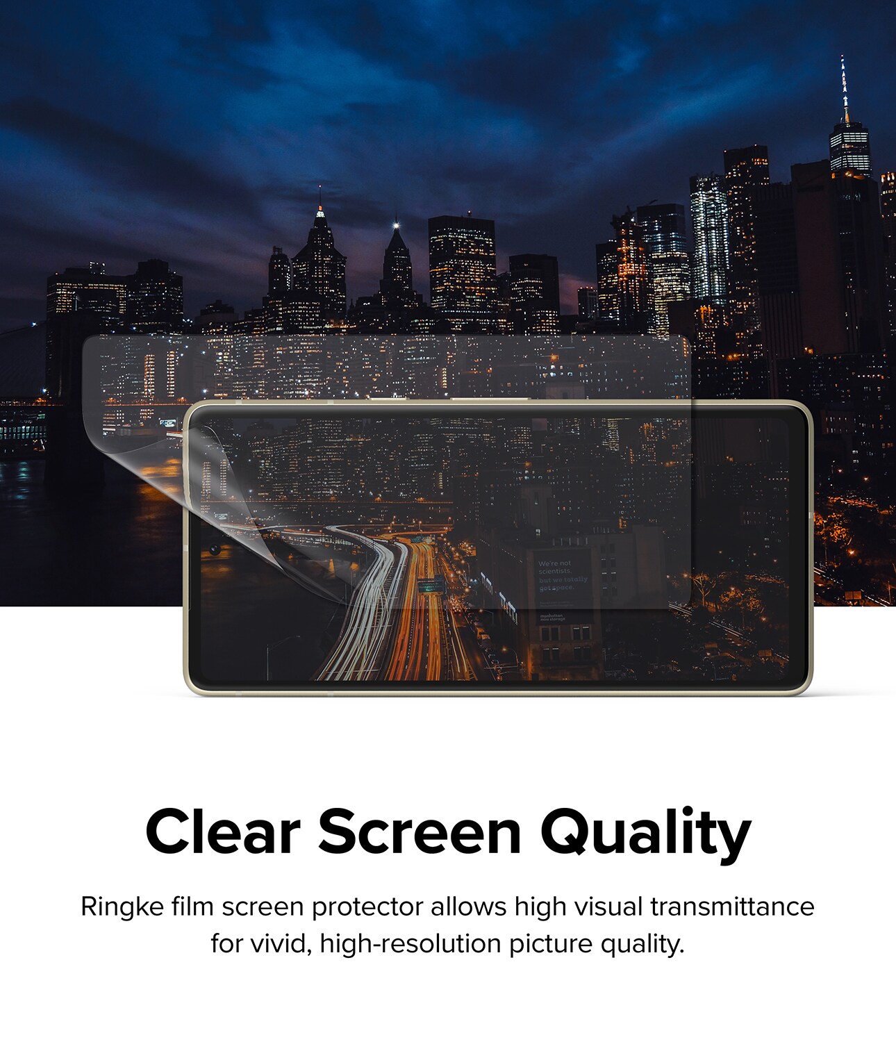 Google Pixel 7 Skærmbeskytter beskyttelsesfilm - Dual Easy (2-pak)