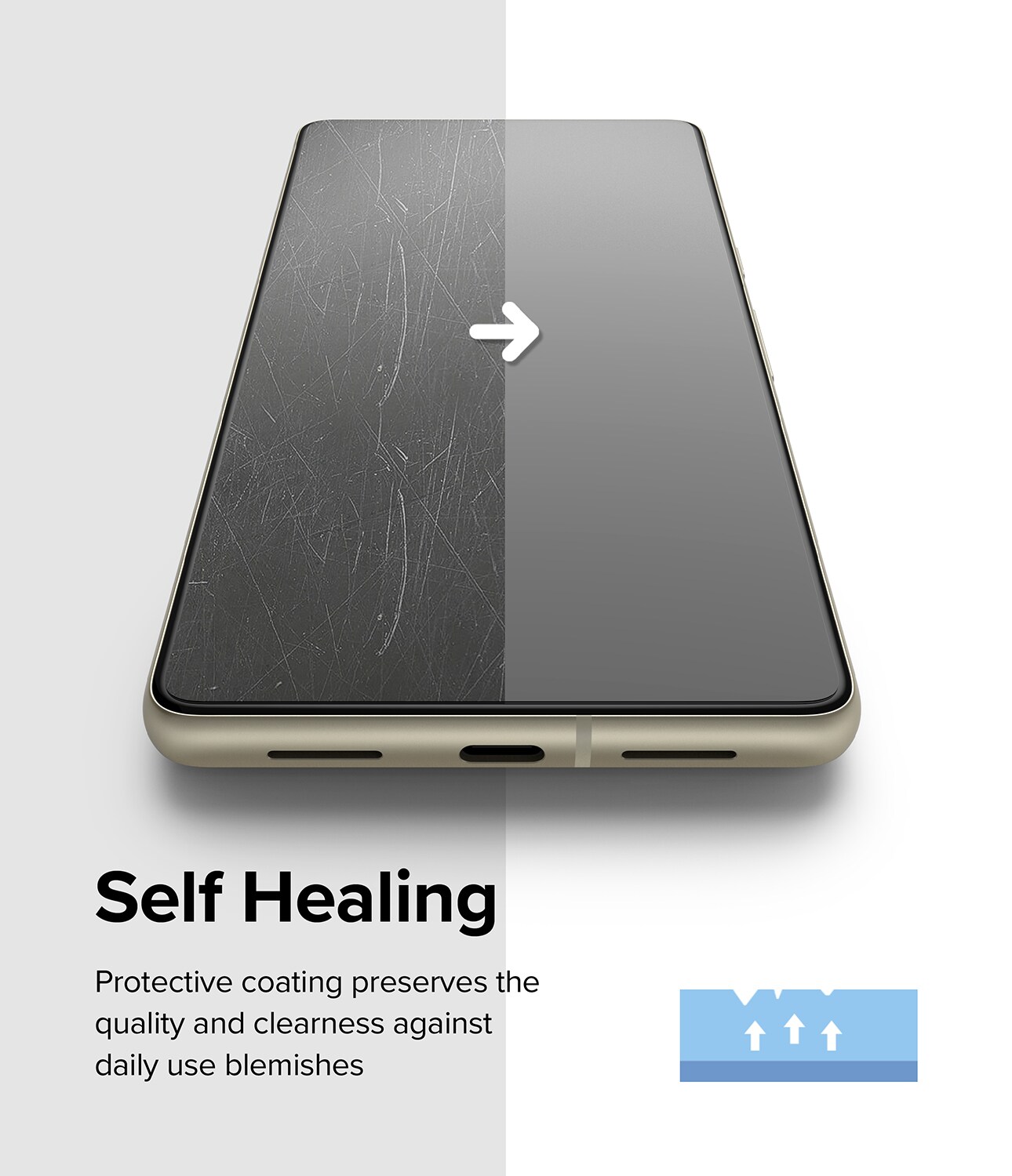 Google Pixel 7 Skærmbeskytter beskyttelsesfilm - Dual Easy (2-pak)
