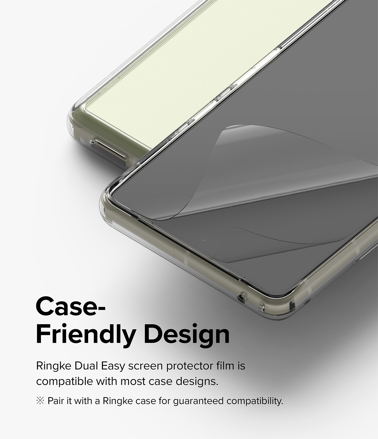 Google Pixel 7 Skærmbeskytter beskyttelsesfilm - Dual Easy (2-pak)