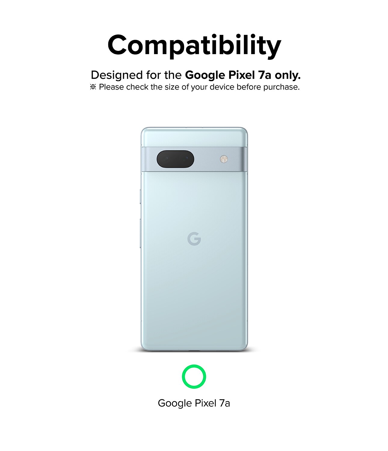 Google Pixel 7a Skærmbeskytter beskyttelsesfilm - Dual Easy (2-pak)
