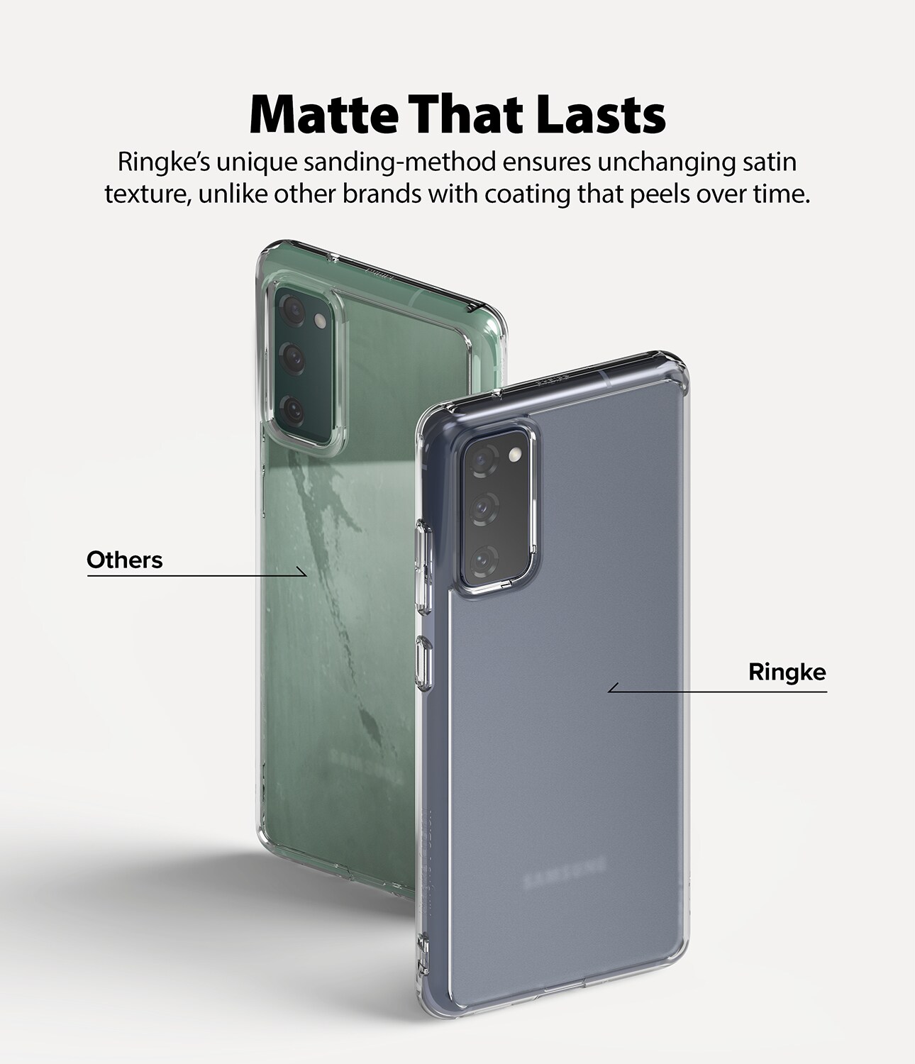 Samsung Galaxy S20 FE Fusion cover, Gennemsigtig