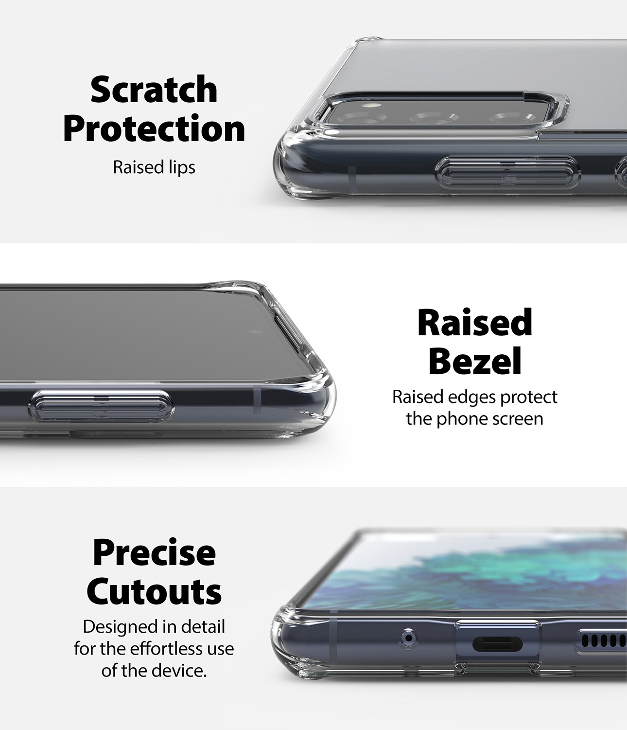 Samsung Galaxy S20 FE Fusion cover, Gennemsigtig