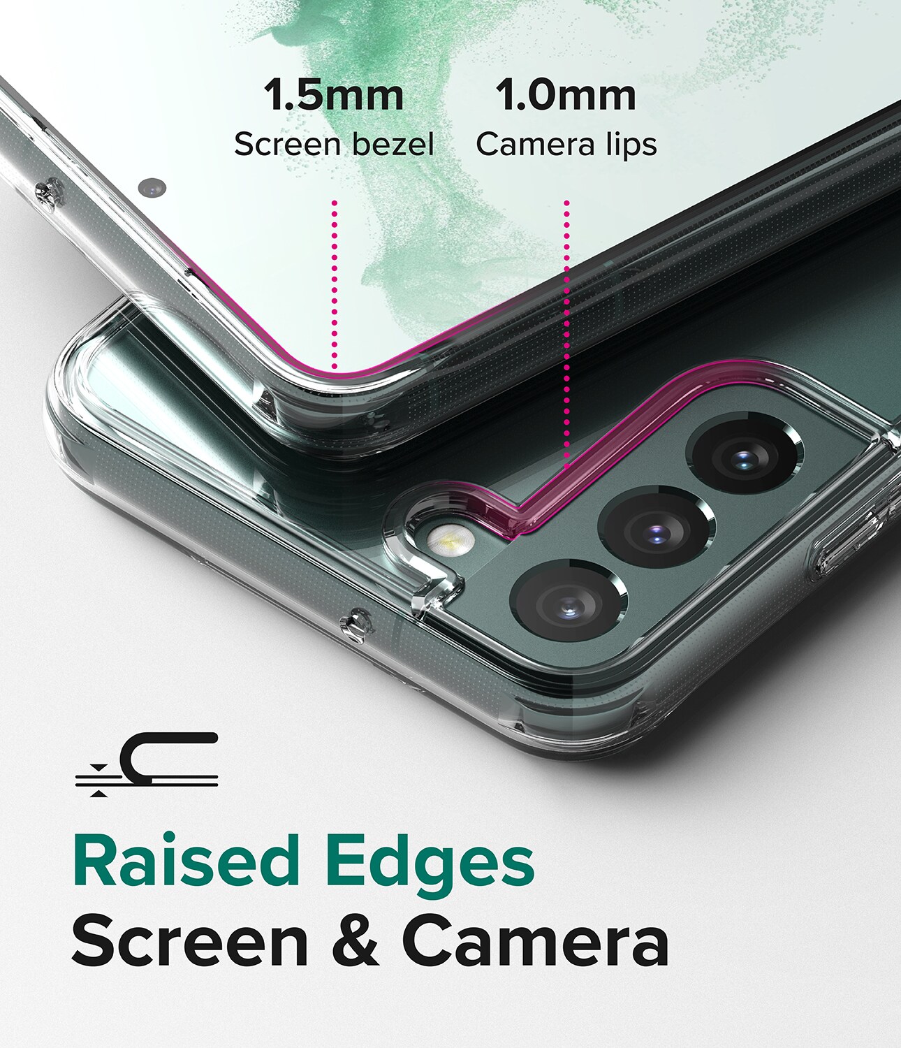 Samsung Galaxy S22 Fusion cover, Gennemsigtig
