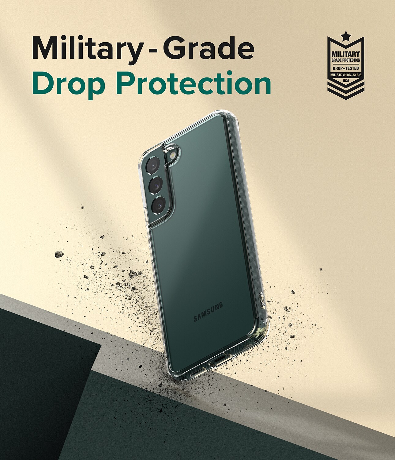 Samsung Galaxy S22 Fusion cover, Gennemsigtig