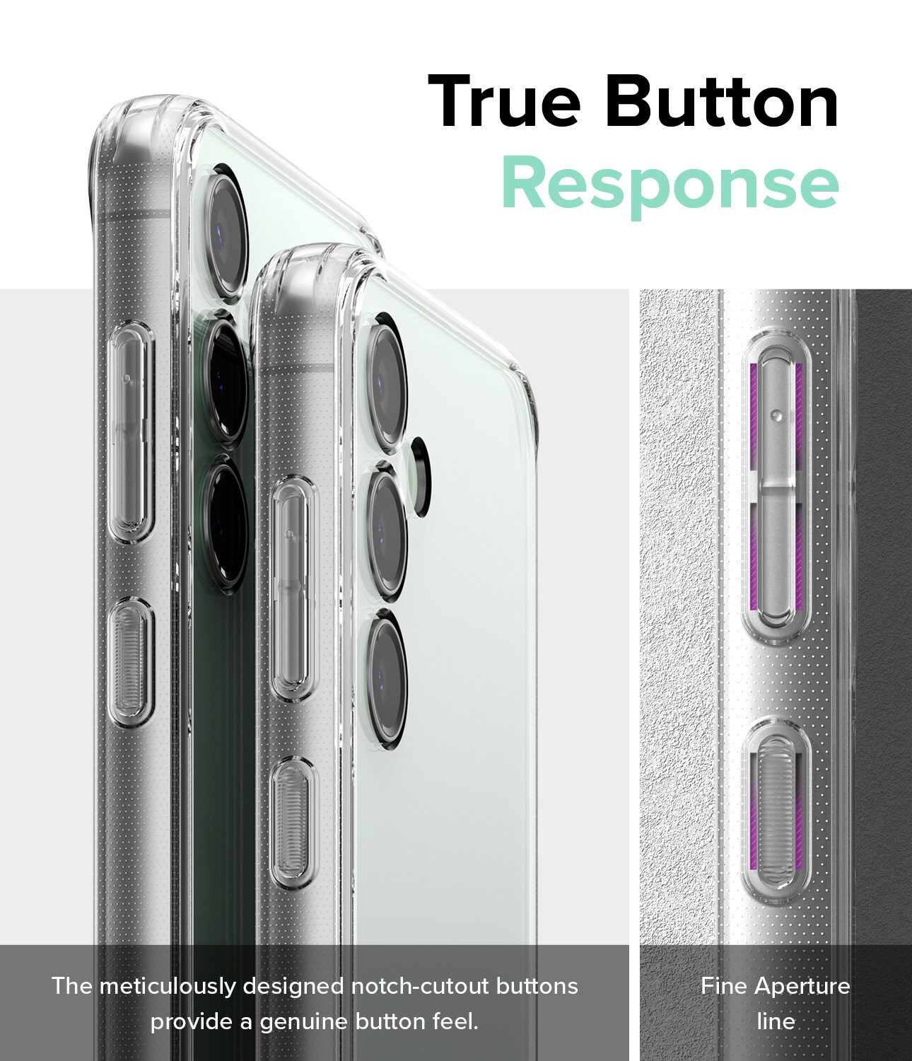 Samsung Galaxy S23 FE Fusion cover, Gennemsigtig