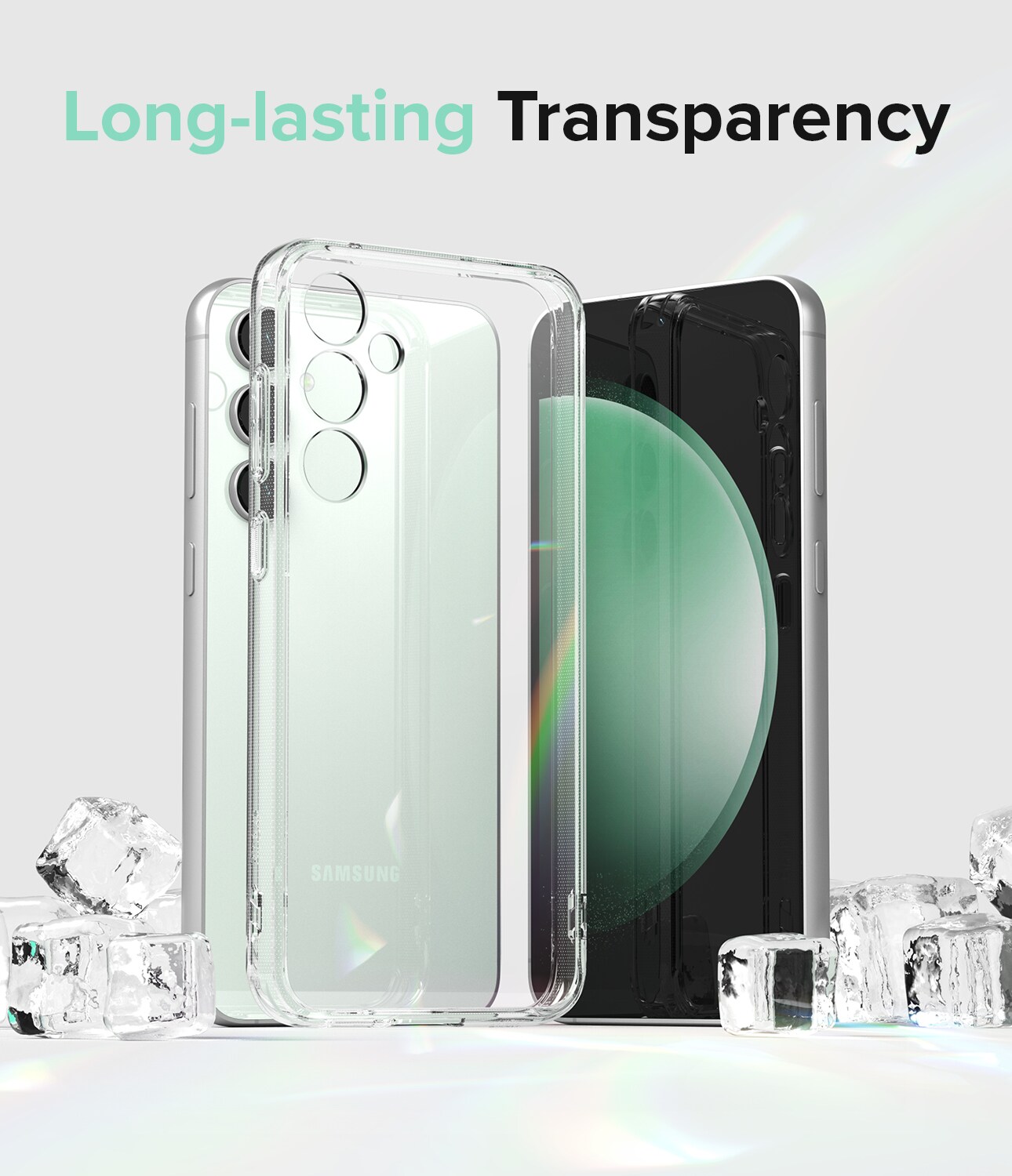 Samsung Galaxy S23 FE Fusion cover, Gennemsigtig