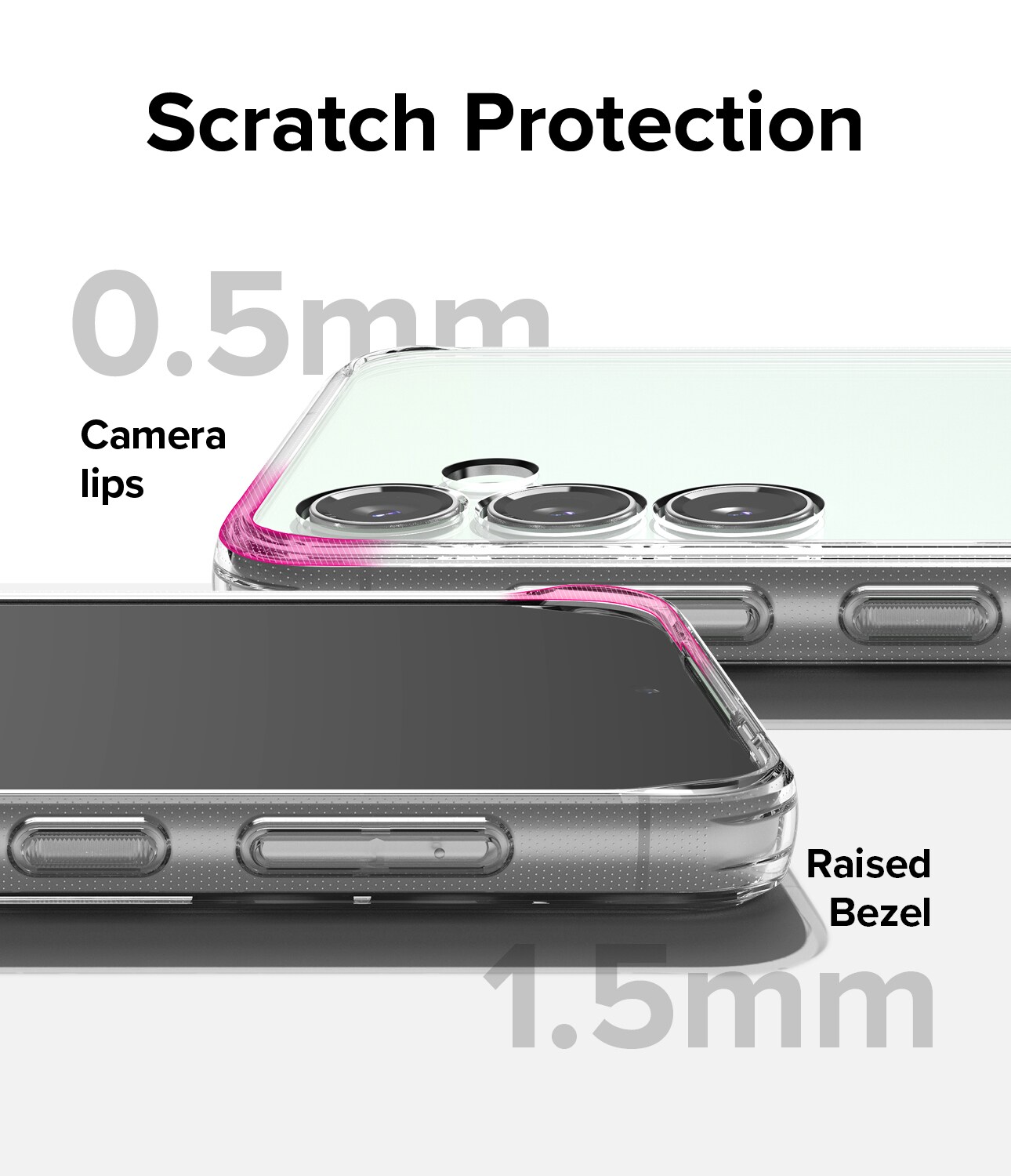 Samsung Galaxy S23 FE Fusion cover, Gennemsigtig