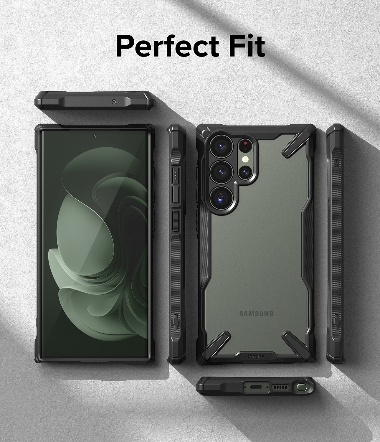 Samsung Galaxy S23 Ultra Fusion X Cover, Sort
