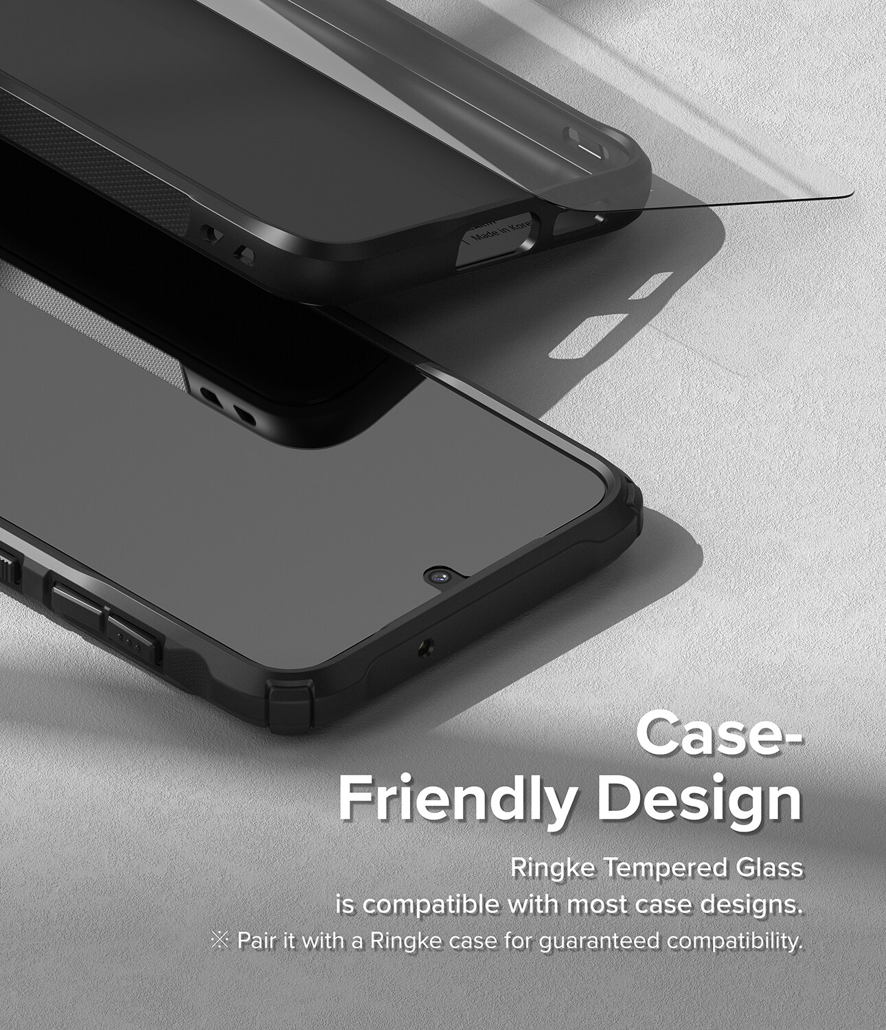 Samsung Galaxy S23 Skærmbeskytter i glas med monteringsværktøj (2-pak)