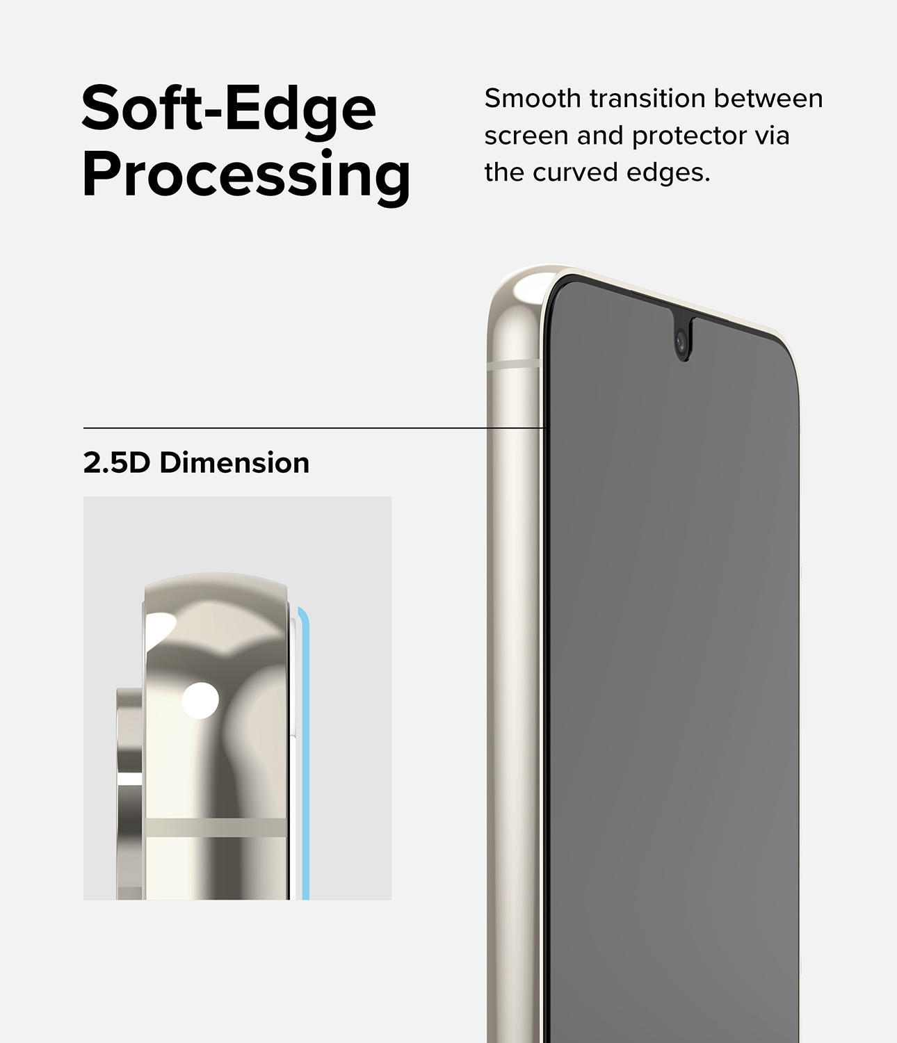 Samsung Galaxy S23 Skærmbeskytter i glas med monteringsværktøj (2-pak)