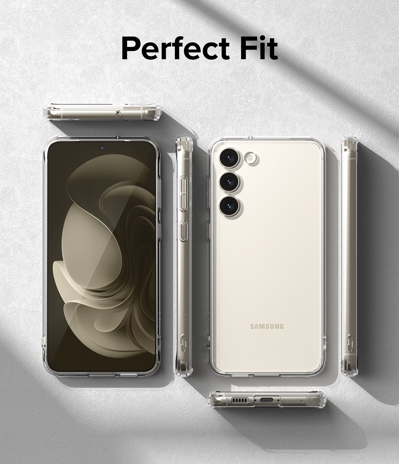 Samsung Galaxy S23 Plus Fusion cover, Gennemsigtig