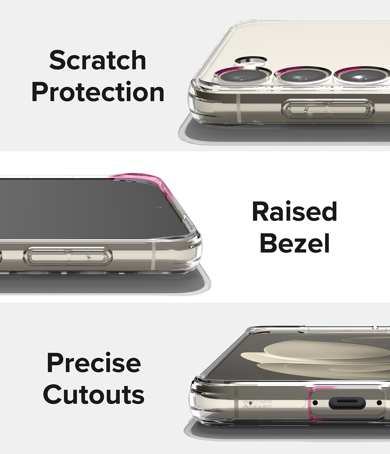 Samsung Galaxy S23 Plus Fusion cover, Gennemsigtig