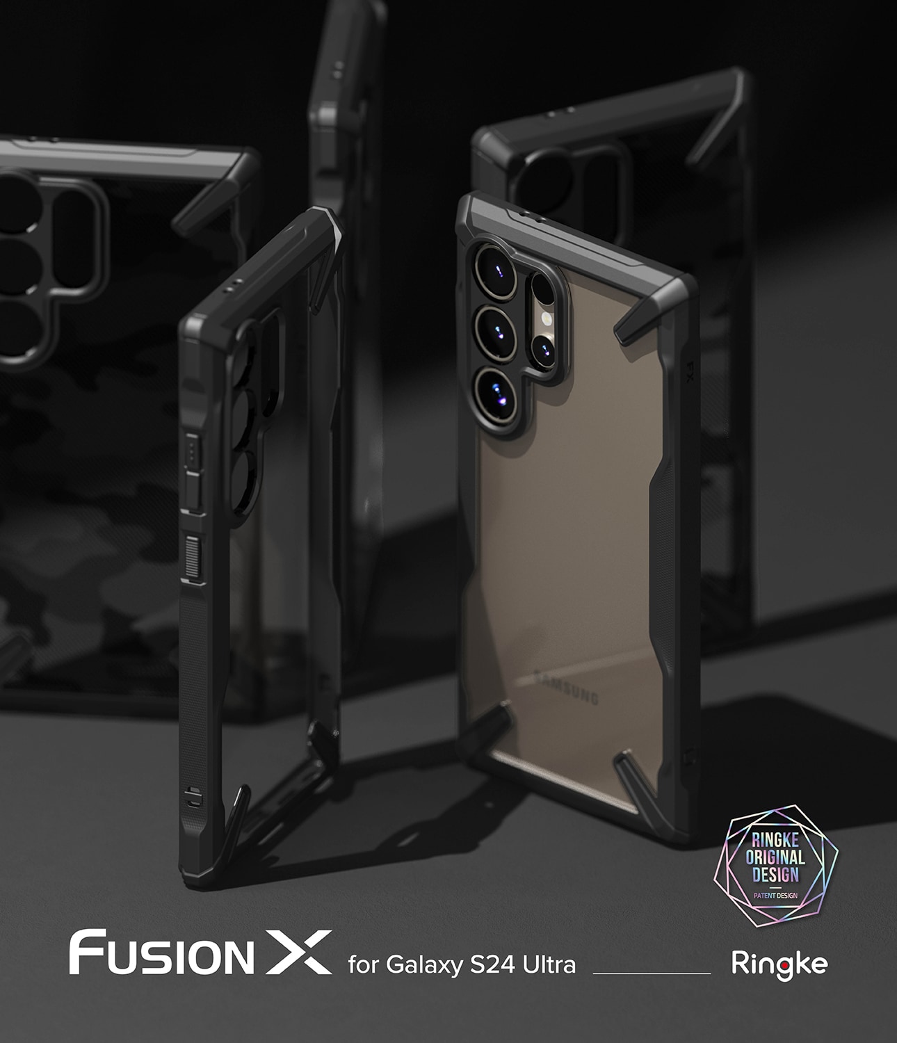 Samsung Galaxy S24 Ultra Fusion X Cover, Sort