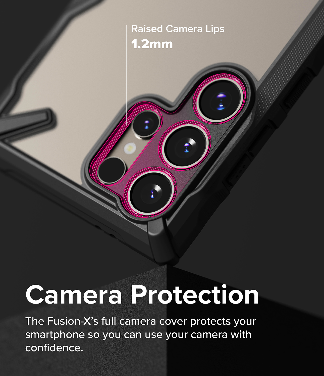 Samsung Galaxy S24 Ultra Fusion X Cover, Sort