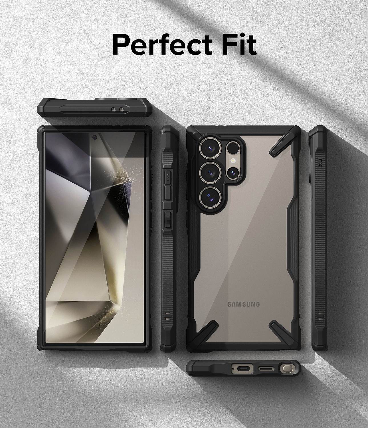 Samsung Galaxy S24 Ultra Fusion X Cover, Sort