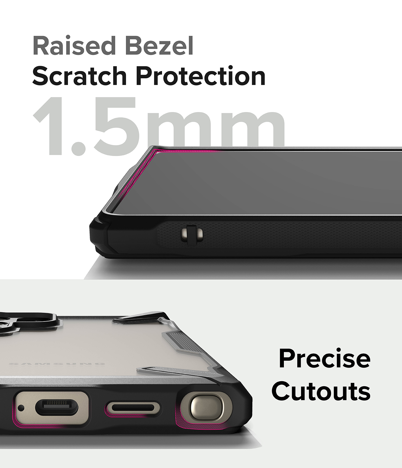 Samsung Galaxy S24 Ultra Fusion X Cover, Sort