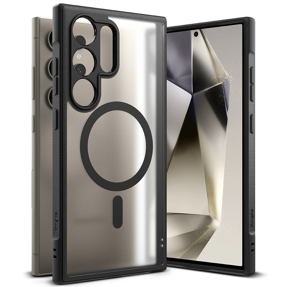 Samsung Galaxy S24 Ultra Fusion Bold MagSafe cover, Sort