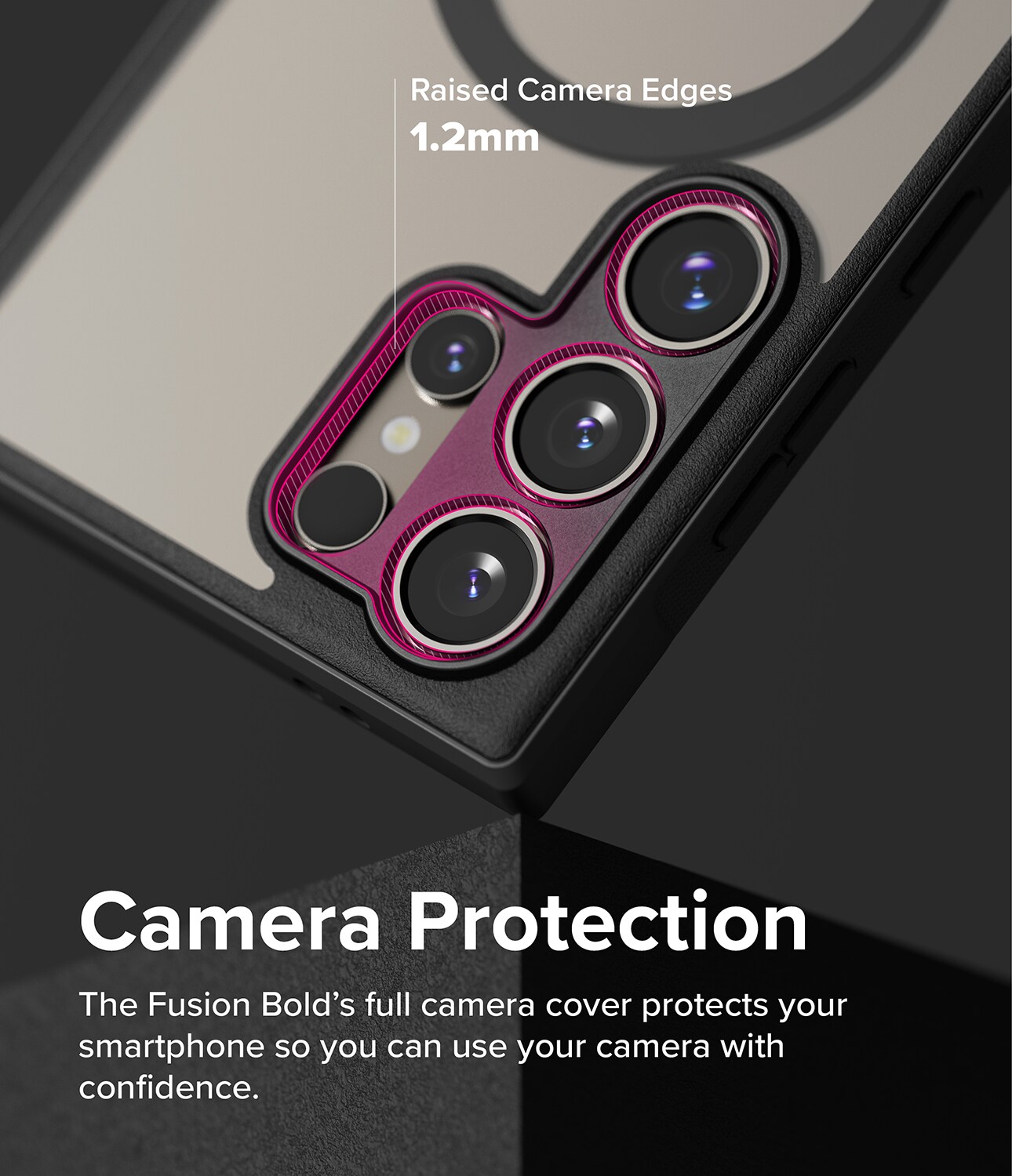 Samsung Galaxy S24 Ultra Fusion Bold MagSafe cover, Sort